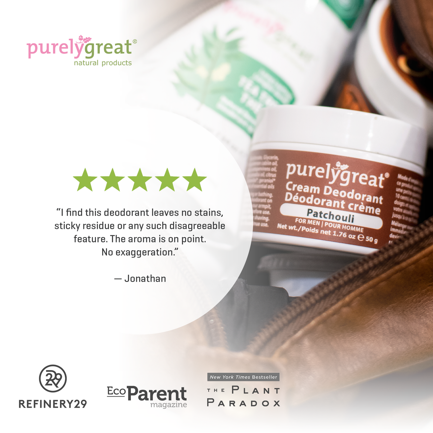 Patchouli Cream Deodorant