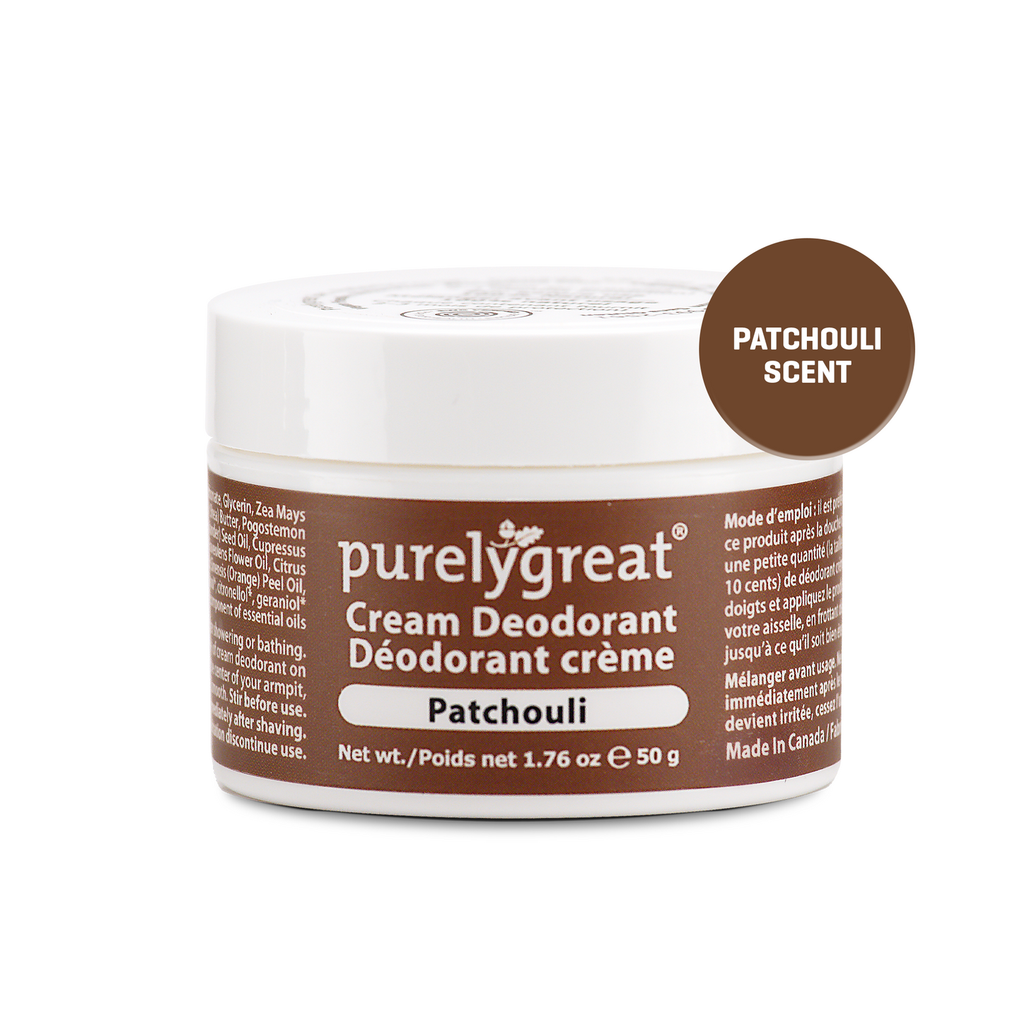 Patchouli Cream Deodorant