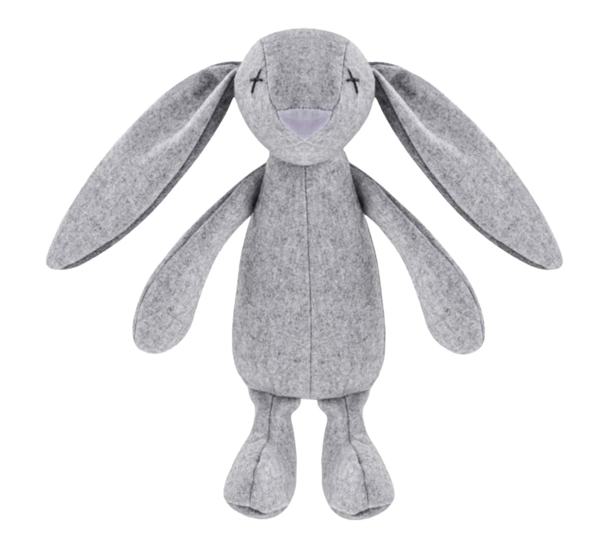 Kuscheltier RUPERT der Hase mit Knisterohren und robustem Oekotexstoff
