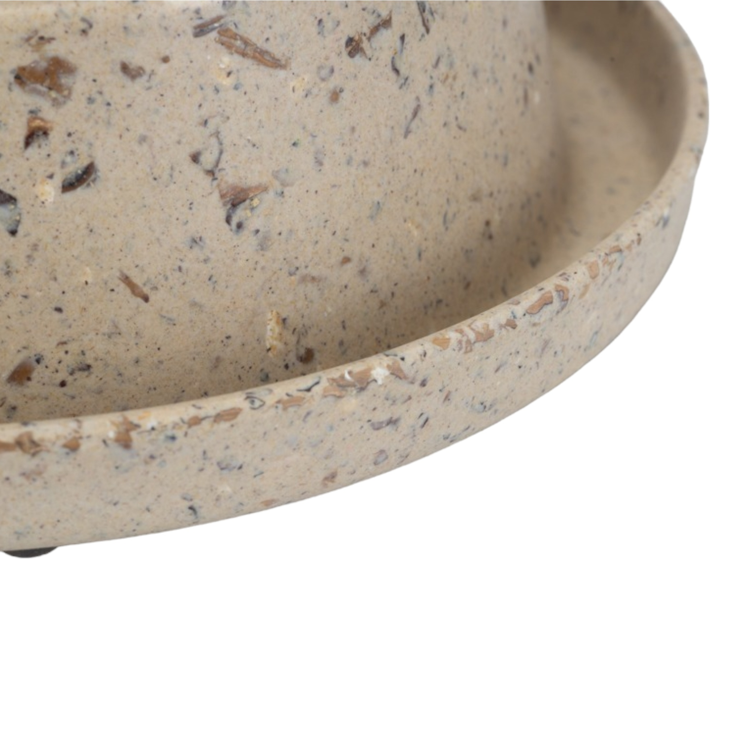 Nachhaltiger Biokunststoff Doppelfressnapf aus Bambus und Kaffeebohnen