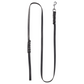Hundeleine Soft Leder mit Handschlaufe und geflochtenen Element