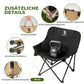 Qunature Campingstuhl Faltbar Tragbarer Camping Stuhl mit Tragetasche und Tragegriff 120KG/60KG