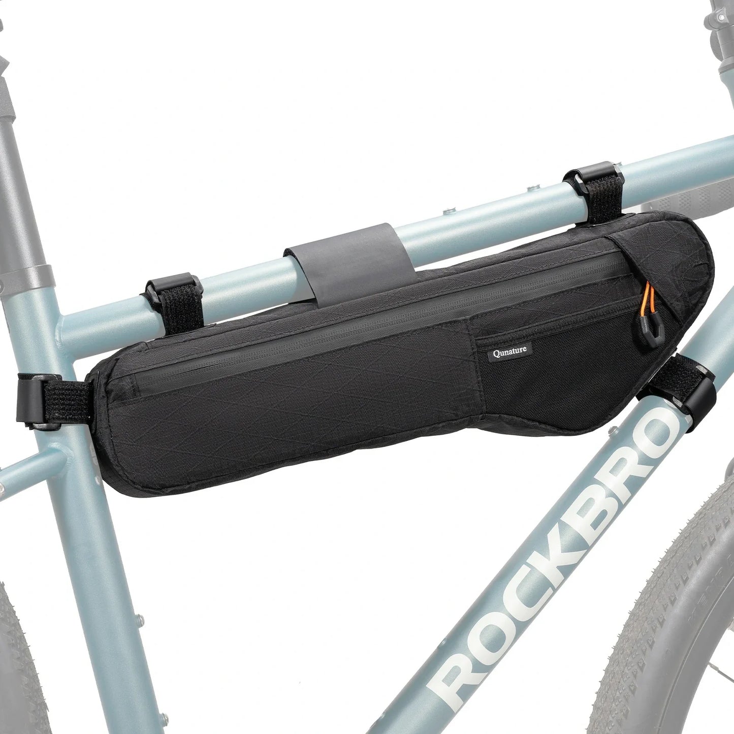 Qunature Fahrrad Rahmentasche Fahrradtasche wasserdichte mit Außentasche und Trinksystemöffnung