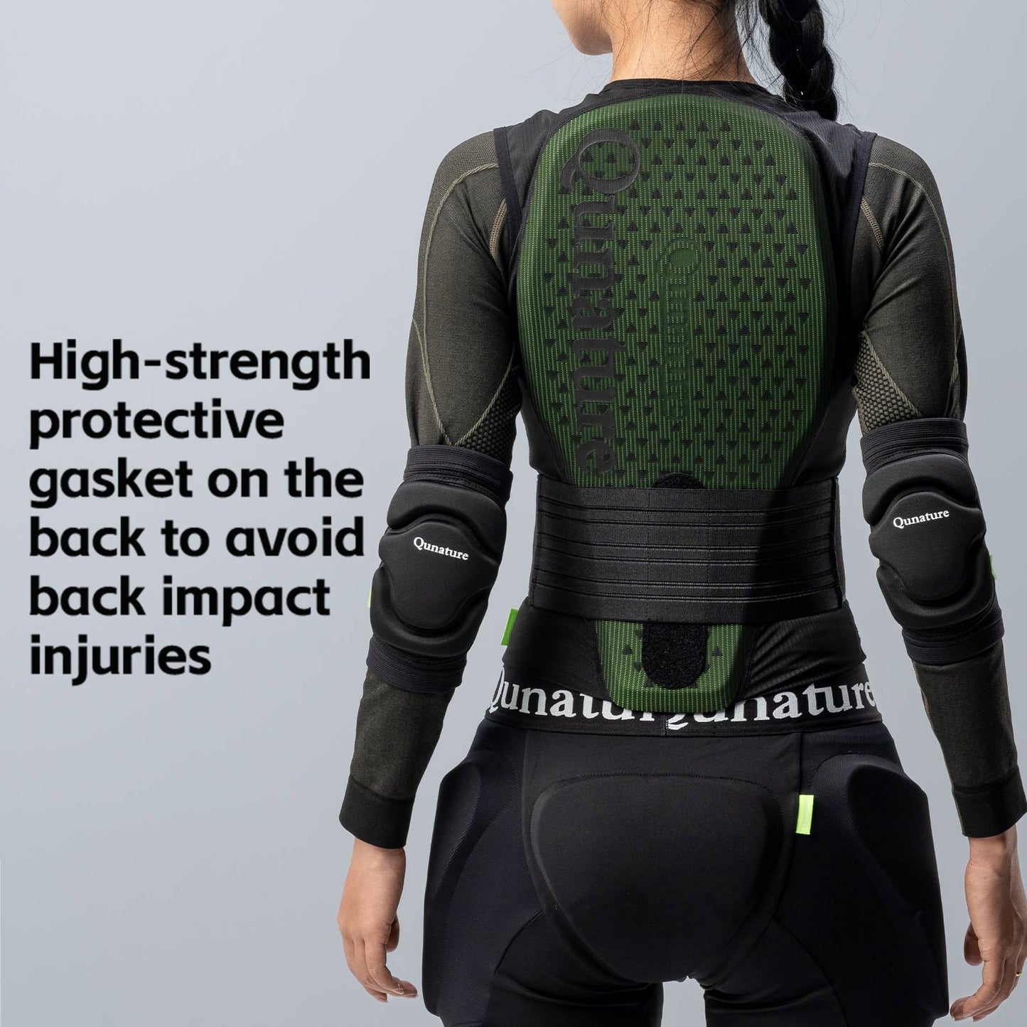 Qunature Live Shield – EAS Rückenprotektor verstellbare Jacke