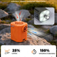 Qunature Mini Elektrische Luftpumpe, Tragbare Ultraleichte 45g Pump mit USB Schnellladung 5 Luftdüse