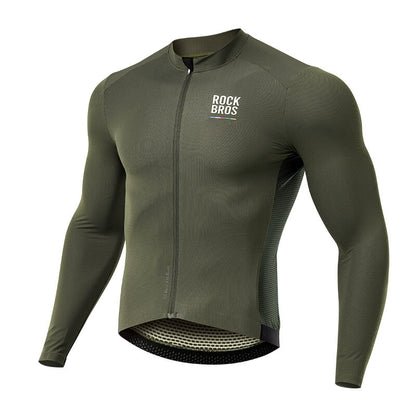ROAD TO SKY Maillot Langarm-Radtrikot Fahrrad pour VTT et Randonnée Homme
