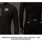 ROAD TO SKY Langarm-Radtrikot Herren Jersey Erdgrau/Braun