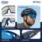 ROAD TO SKY Polarisierte Fahrradbrille UV400 Schutz Verstellbare Nasenpads
