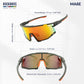 ROAD TO SKY Polarisierte Fahrradbrille UV400 Schutz Verstellbare Nasenpads