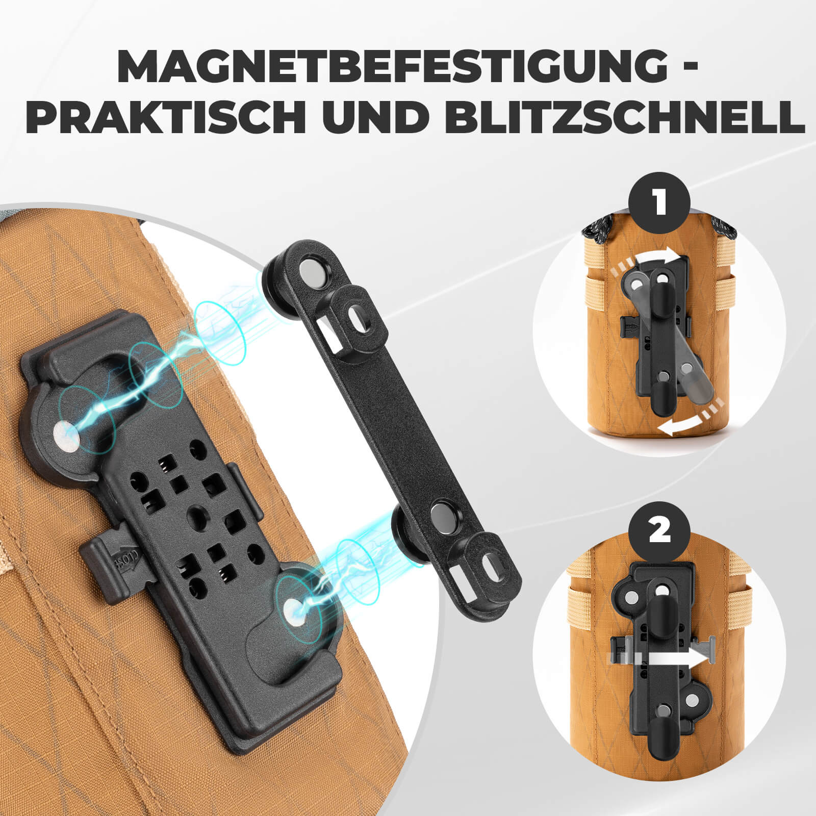 Fahrrad Lenkertasche 1.2L für Trinkflaschen Ø10 cm – Unimother