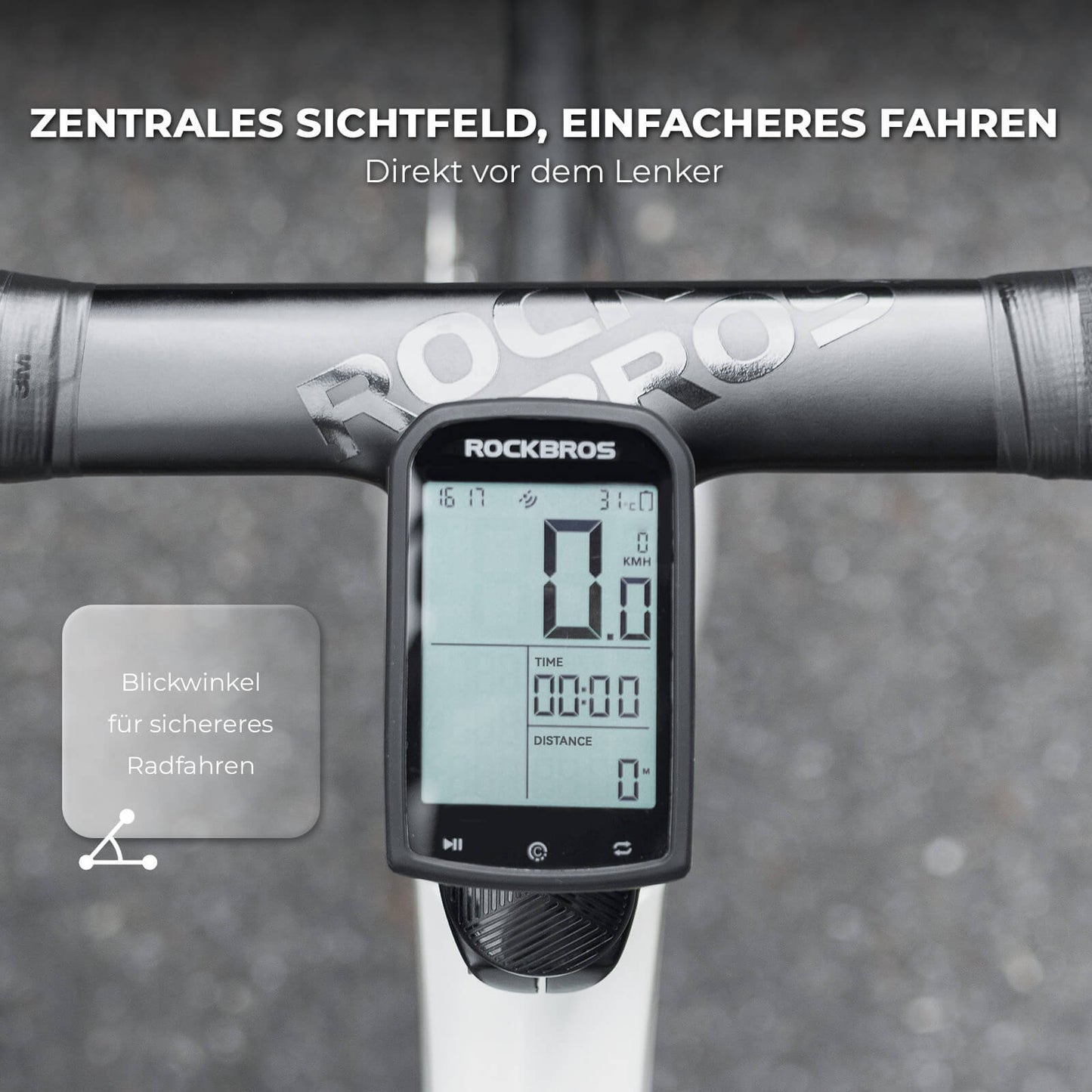Fahrradcomputer Halterung Kompatibel mit Garmin/Wahoo/Bryton