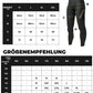 ROCKBROS Fahrradhose Lange Radlerhose Gepolstert Atmungsaktiv Herren