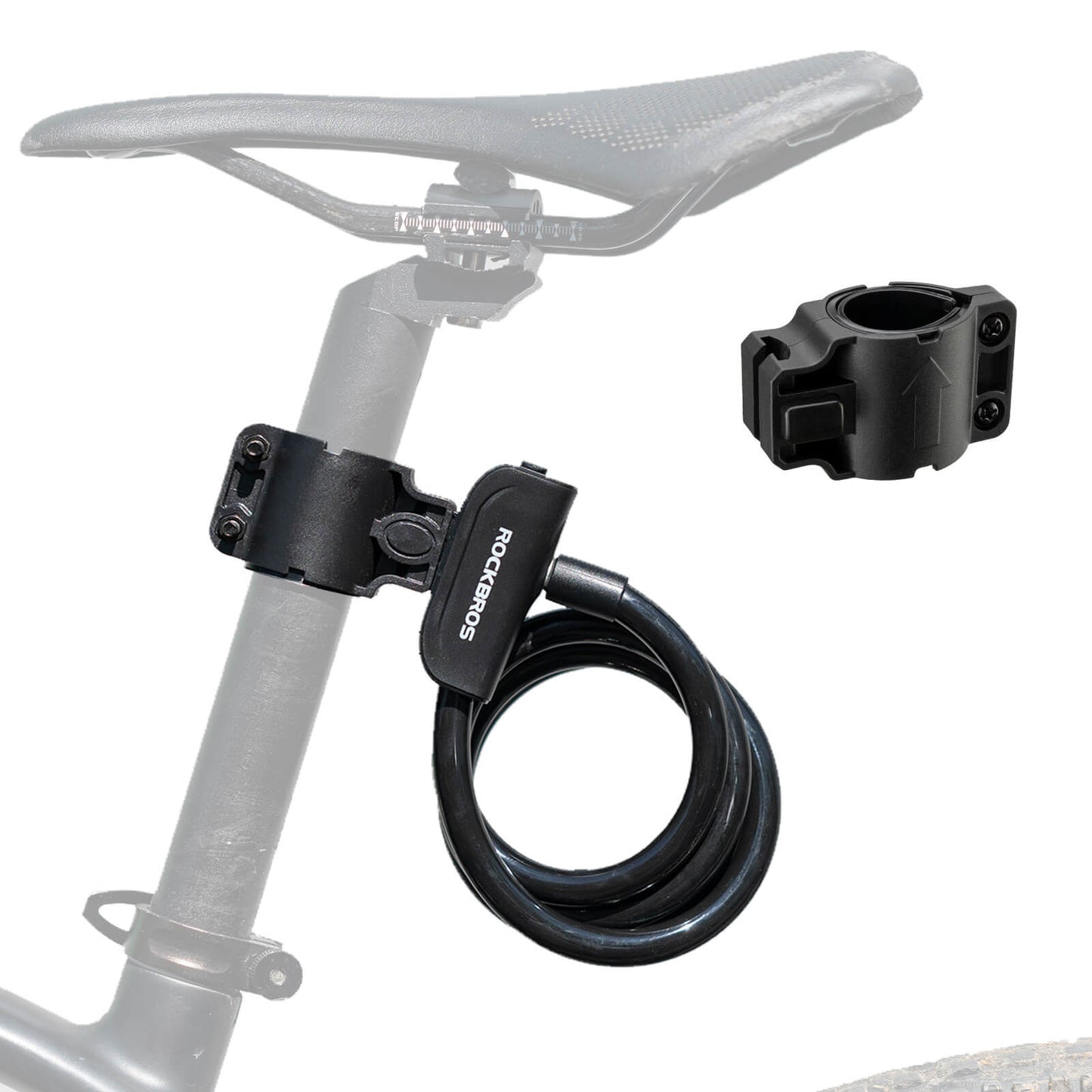 ROCKBROS Fahrradschloss 110 cm / 11 mm