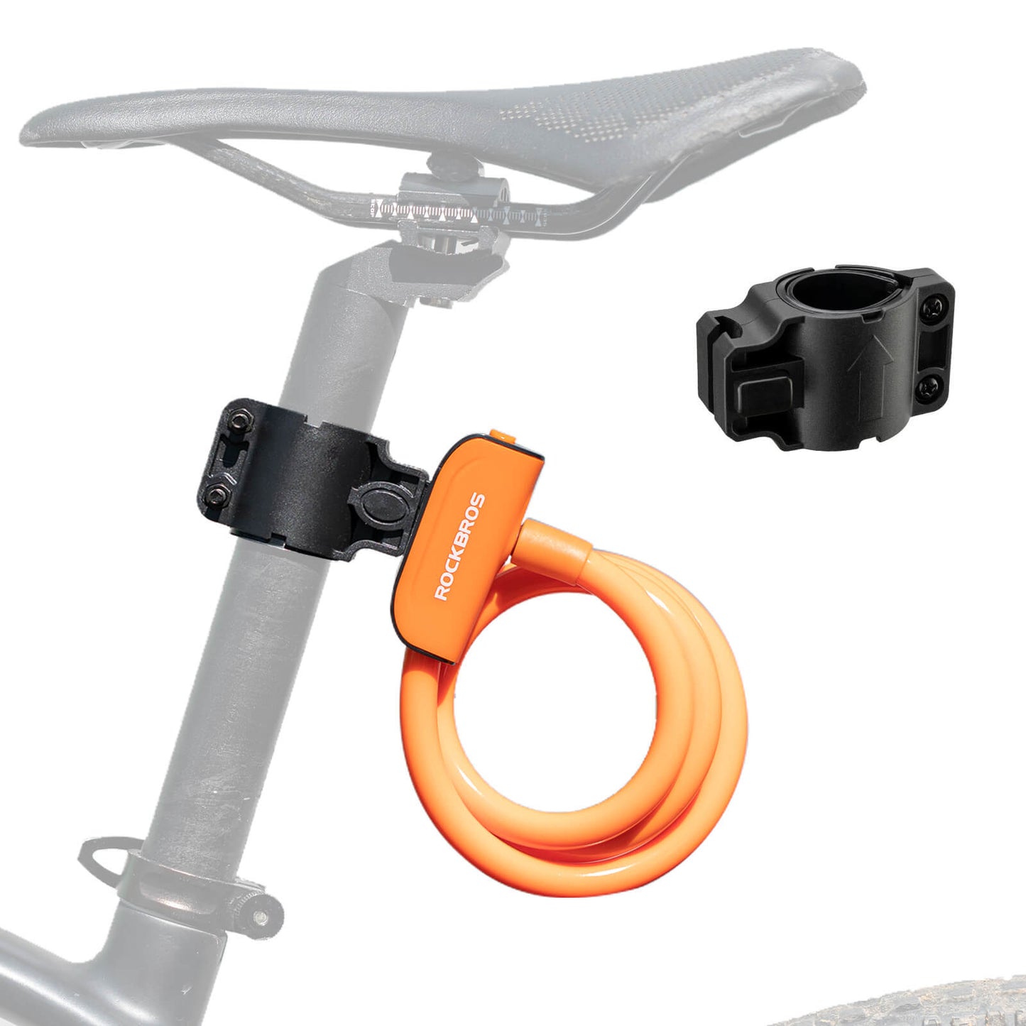ROCKBROS Fahrradschloss 110 cm / 11 mm