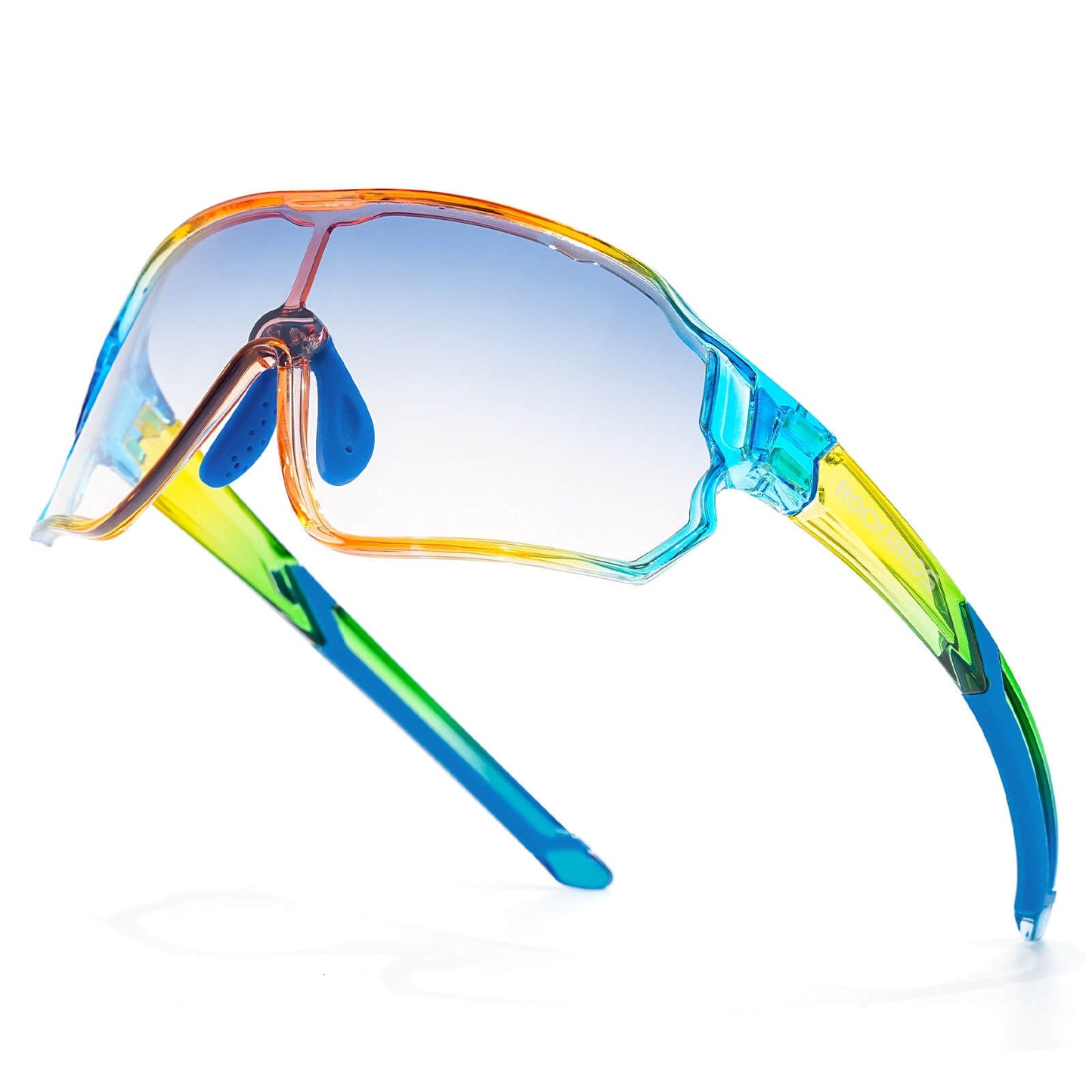 ROCKBROS Kinder Fahrradbrille UV400-Schutz Selbsttönend Sonnenbrille