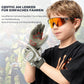 ROCKBROS Kinder Fahrradhandschuhe Atmungsaktiv & Rutschfest Mit SBR-Schutz