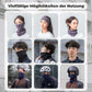 ROCKBROS Multifunktionstuch Fleece Sturmhaube Weich Gesichtsmaske Schlauchtuch