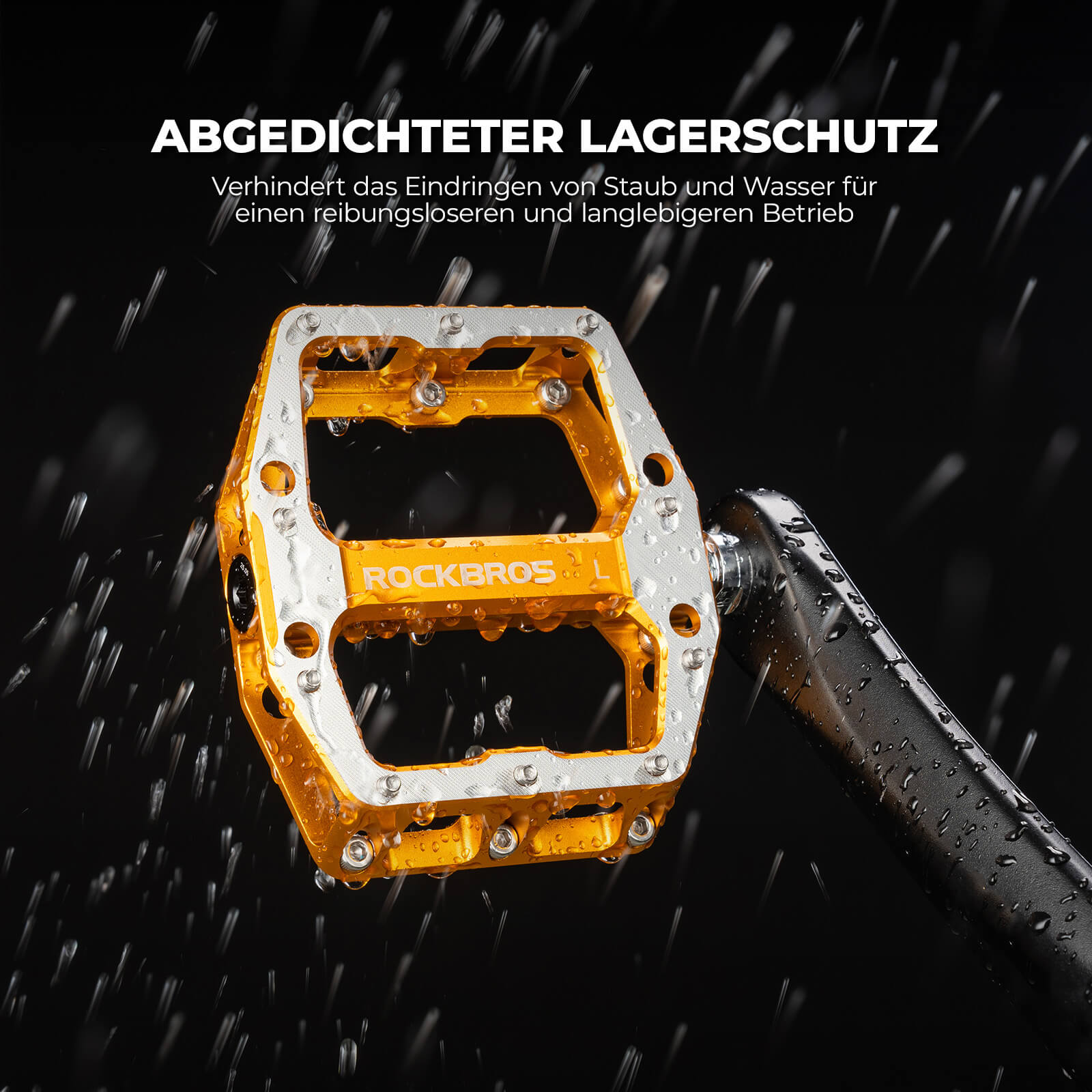 rockbros pedale erfahrung ROCKBROS Pedale mit Anti-Rutsch-Stiften