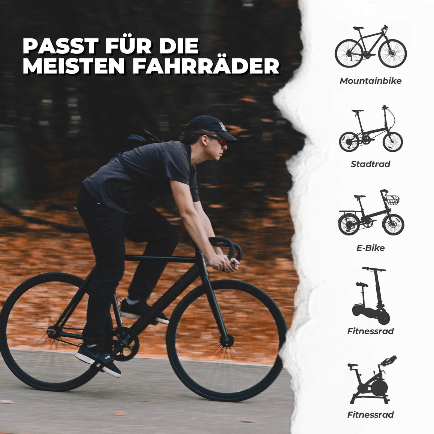 ROCKBROS Fahrradsattel wasserdicht Fahrrad Sattel  mit Aufdruck