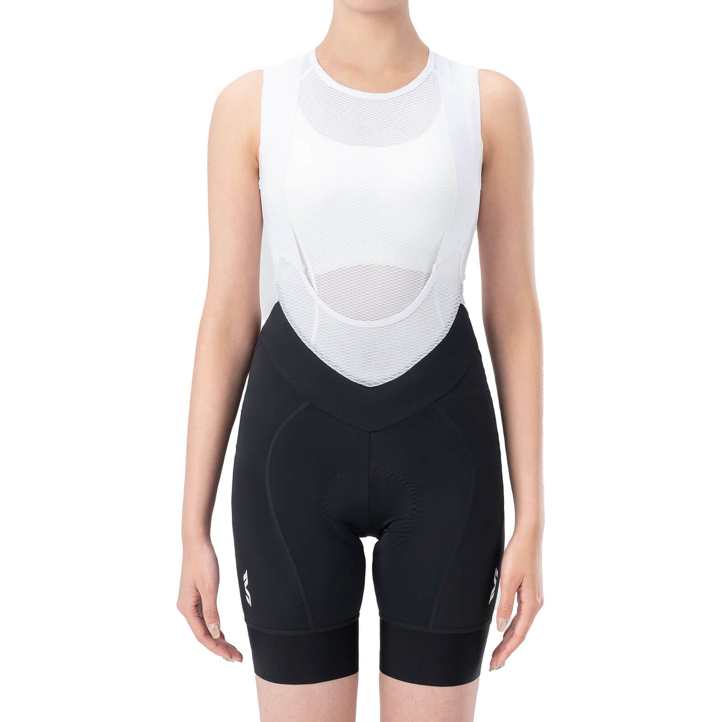 ROCKBROS Fahrradhose für Damen Kurz Trägerhosen Atmungsaktive