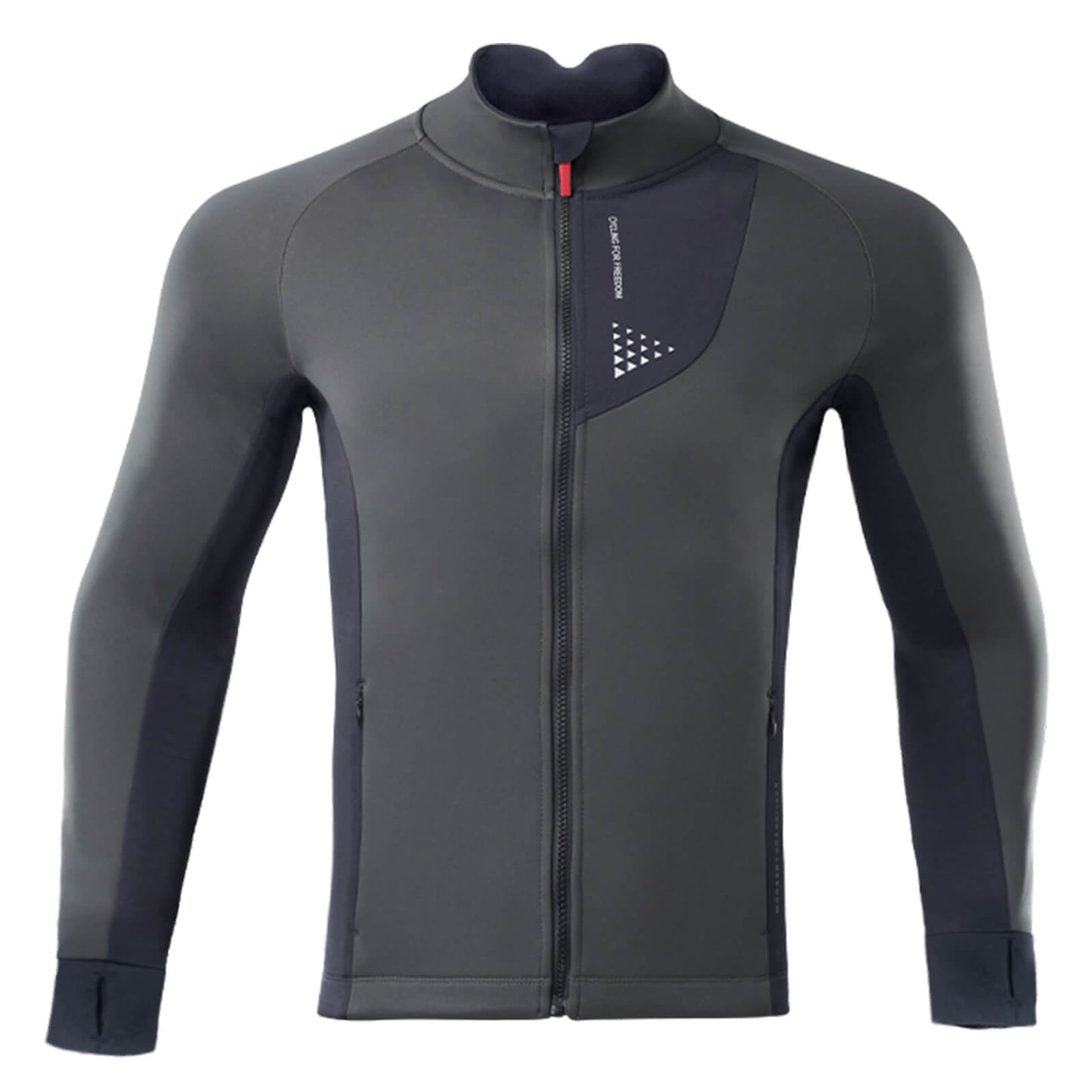 ROCKBROS Herren Winter Fahrradjacke Winddicht Atmungsaktiv mit Fleecefutter