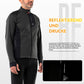 ROCKBROS Herren Winter Fahrradjacke Winddicht Atmungsaktiv mit Fleecefutter