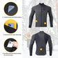 ROCKBROS Herren Winter Fahrradjacke Winddicht Atmungsaktiv mit Fleecefutter