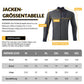 ROCKBROS Herren Winter Fahrradjacke Winddicht Atmungsaktiv mit Fleecefutter