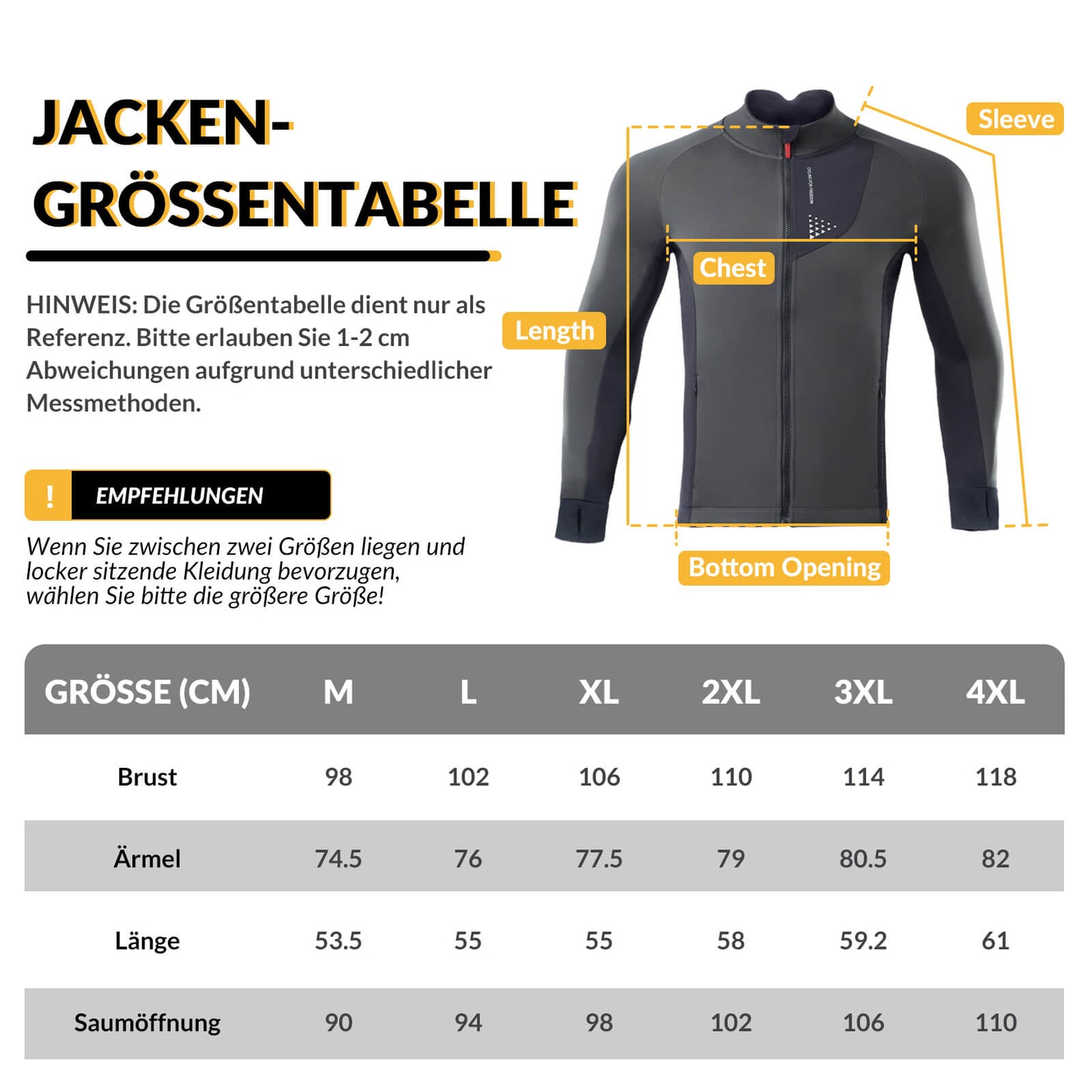 ROCKBROS Herren Winter Fahrradjacke Winddicht Atmungsaktiv mit Fleecefutter