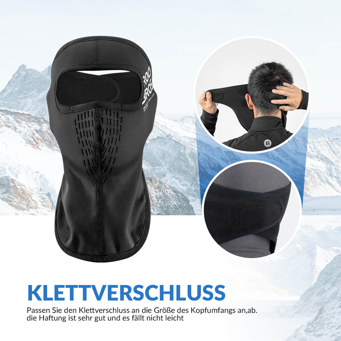 ROCKBROS Sturmhaube Für maximalen Tragekomfort und perfekten Haarschutz