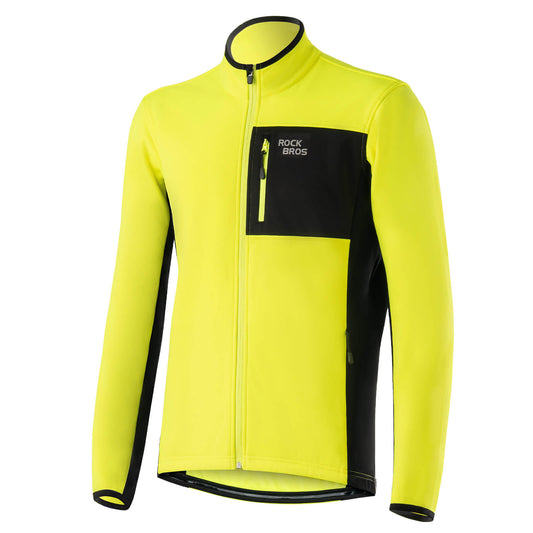 ROCKBROS Winter Fahrradjacke Herren Winddicht Warm Wanderjacke