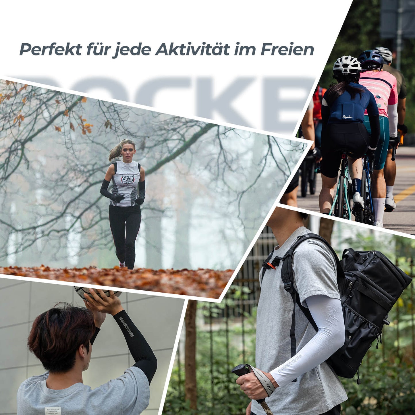 ROCKBROS Armlinge Rukavi Sonnenschutz Kühles Gefühl Schnell Trocknend