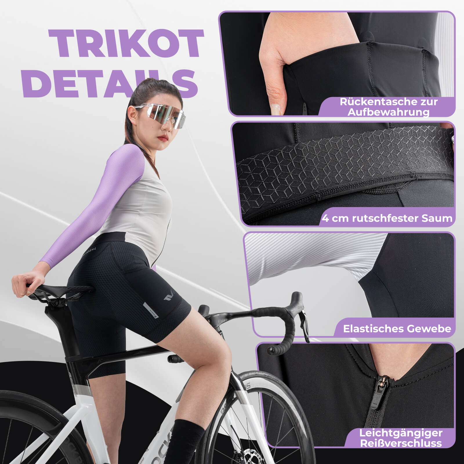 rennrad trikot damen langarm Damen Langarm-Radtrikot Fahrrad Jersey fir MTB & Rennrad – Unimother