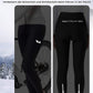 ROCKBROS Damen Winter Fahrradhose Lang Gepolstert Elastisch Atmungsaktiv