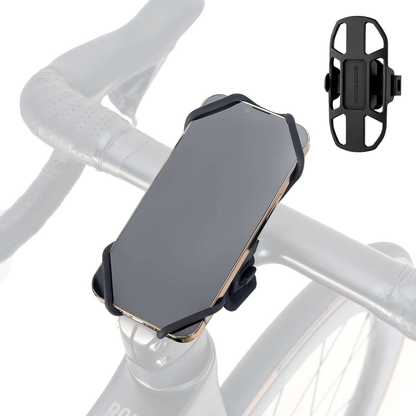 Fahrrad Handyhalterung Stoßdämpfend Kratzfest für 4"-7" Handy