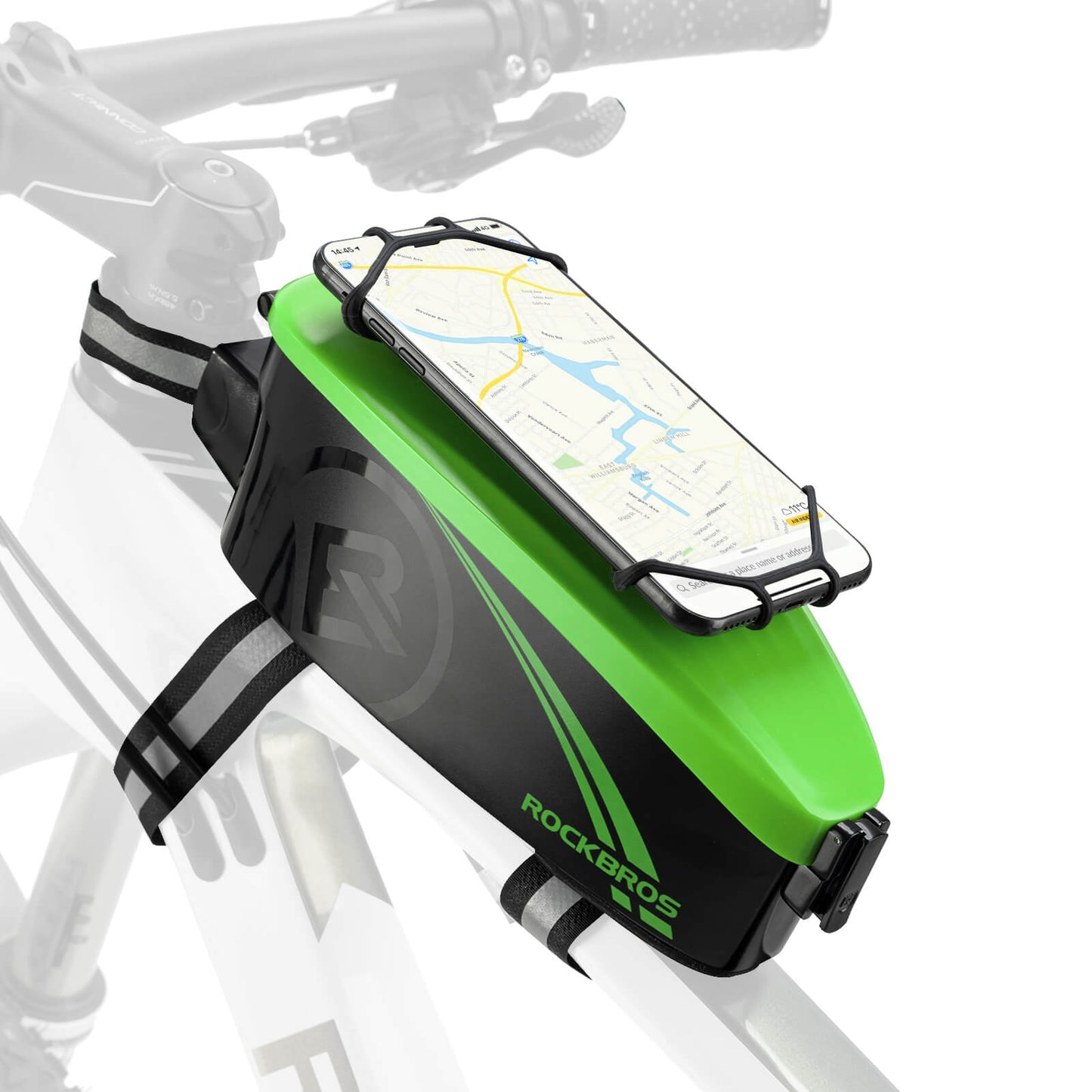 ROCKBROS Fahrrad Rahmentasche Oberrohrtasche mit Regenschutz