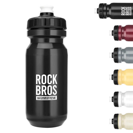 ROCKBROS Fahrrad Wasserflasche 600ml Trinkflasche BPA-Frei Auslaufsichere Flasche