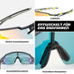 Fahrradbrille Photochromatisch Sonnenbrille UV400-Schutz