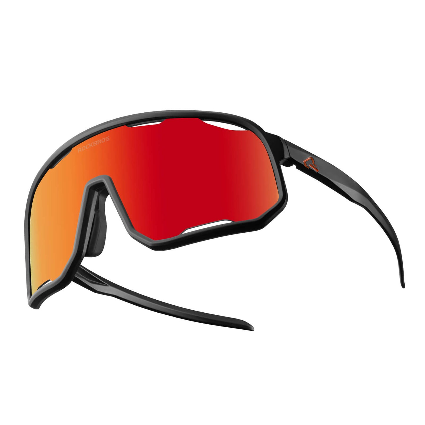 ROCKBROS Fahrradbrille Polarisierte Sonnenbrille UV-Schutz Wechsel-Nasenpads Damen/Herren