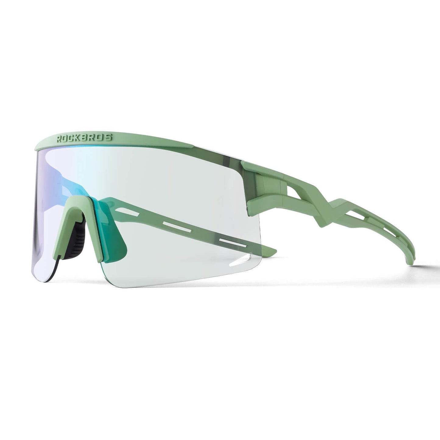ROCKBROS Fahrradbrille Selbsttönend/Polarisiert Antibeschlag Winddicht UV-Schutz