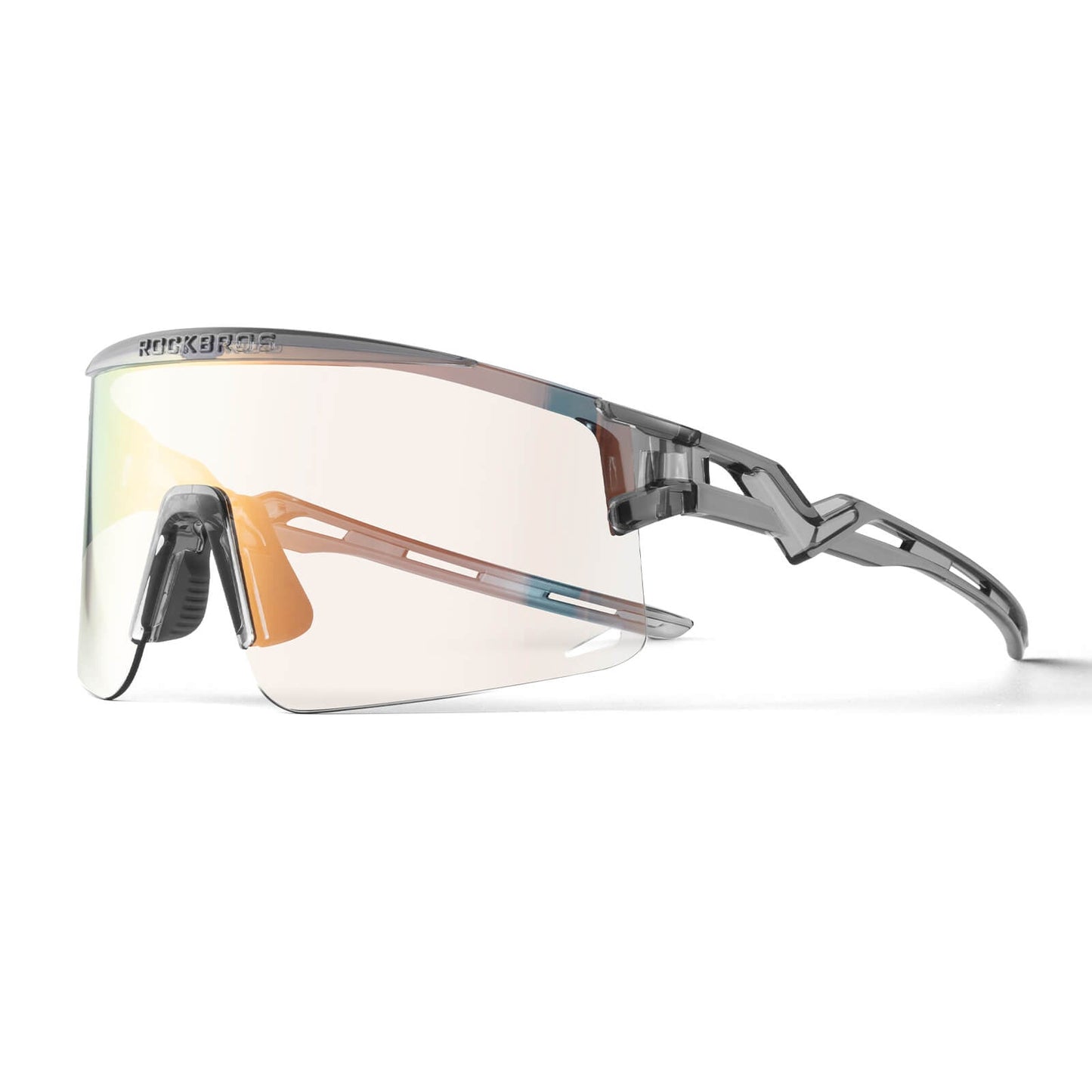ROCKBROS Fahrradbrille Selbsttönend/Polarisiert Antibeschlag Winddicht UV-Schutz