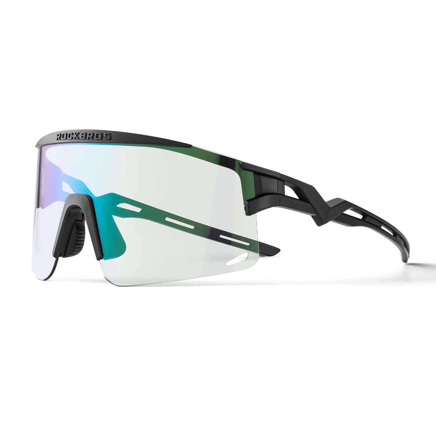 ROCKBROS Fahrradbrille Selbsttönend/Polarisiert Antibeschlag Winddicht UV-Schutz