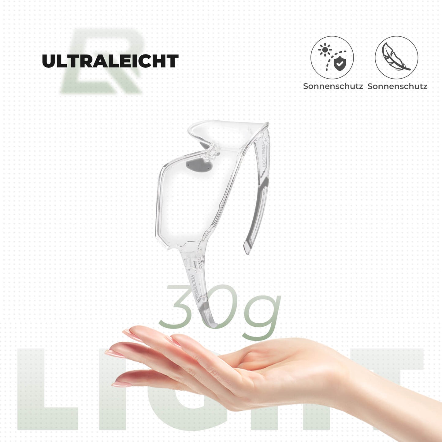Fahrradbrille Polarisiert UV400 Schutz Ultraleicht