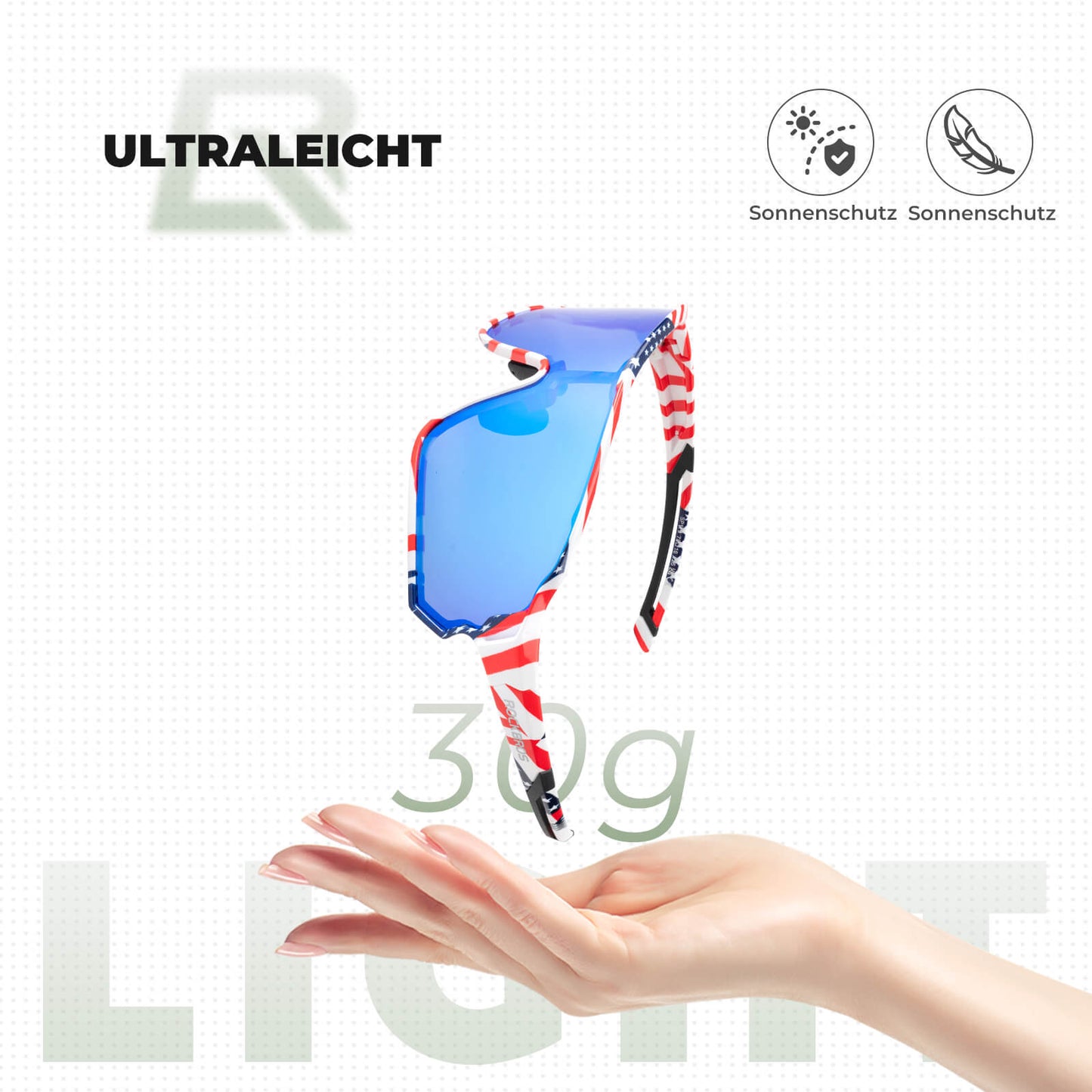 Fahrradbrille Polarisiert UV400 Schutz Ultraleicht