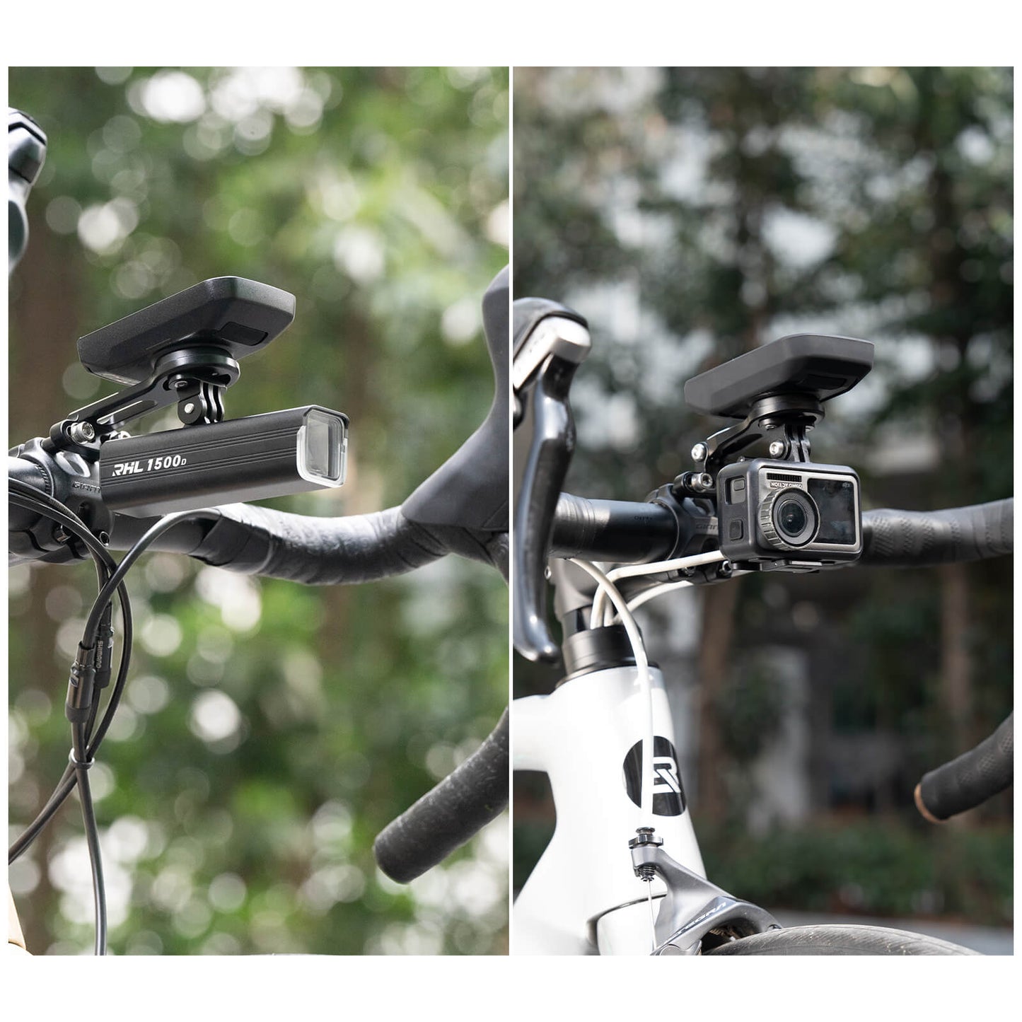 Fahrradcomputer Halterung Kompatibel mit Garmin/Bryton/GPS Fahrradlicht
