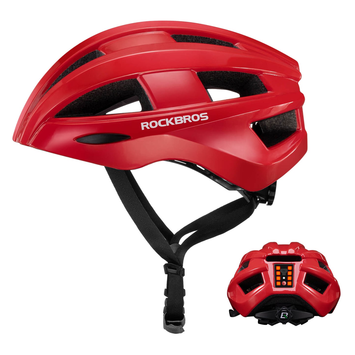 Fahrradhelm mit Rücklicht 55-60cm