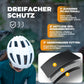 Fahrradhelm mit Rücklicht 55-60cm