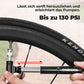 Fahrradpumpe 130PSI Tragbar mit Halterung Presta & Schrader Ventile