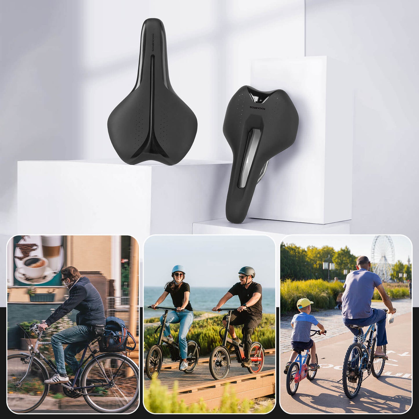 Fahrradsattel Ergonomisch Wasserdicht Atmungsaktiv Herren