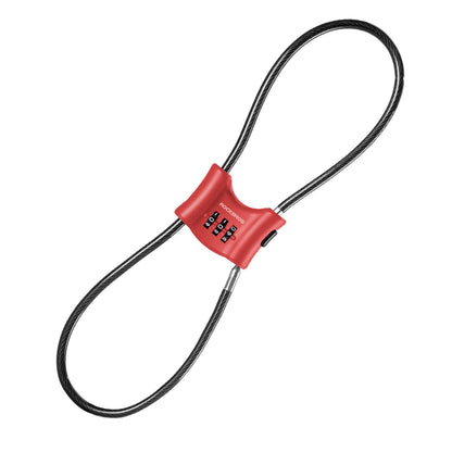 Fahrradschloss mit 5,5 mm Stahlkabel Doppelring